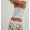 Women's HOLLY RIBBED STRAPLESS TOP - LNA - 2 of 3