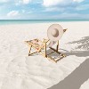 Marta Barragan Camarasa Flamingos Pattern with Cactus Sling Chair - Deny Designs: Portable Outdoor & Beach Seating - 3 of 3