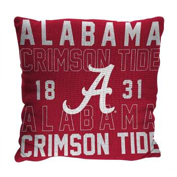 NCAA Alabama Crimson Tide Stacked Woven Pillow