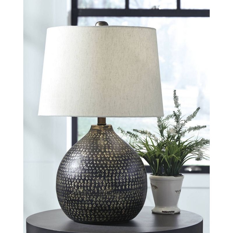Maire Metal Table Lamp Black/Gold - Signature Design by Ashley, 2 of 5