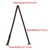 Unique Bargains Women's Adjustable Elastic Band Bra Straps Black 0.5cm Width 5 Pairs - 3 of 4