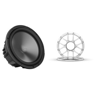 Wet Sounds REVO 10 FA S2 V3 - REVO Series 10" Free Air 2 Ohm V3 Subwoofer, Black and Wet Sounds REVO 10 ADP XZ-W Grille Kit 10” Revo Sub Grille Kit... - 1 of 4