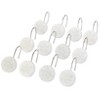 The Lakeside Collection Beach Stripe Bath Collection - Set of 12 Shower Hooks 12 Pieces - 3 of 4