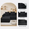 85" Modern Modular Velvet Sofa with Washable Covers for Living Room -3irtyhousy - 2 of 4