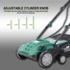 VYNXARIA Green 13-Inch Lawn Mowers - 2-in-1 Dethatcher and Scarifier with Spacious Collection Bag - 2 of 4