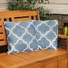 Sunnydaze Indoor/Outdoor Square Accent Decorative Throw Pillows for Patio or Living Room Furniture - 16" - 2pc - 4 of 4