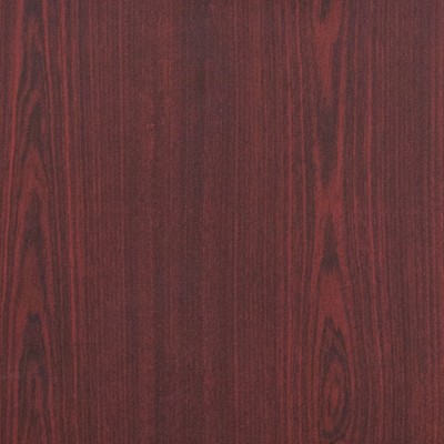 Elegant 72" Mahogany Laminate Folding Banquet Table with Metal Frame