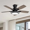 Siljoy Ceiling Fans with Lights and Remote, 42 Inch Low Profile Ceiling Fan with Quiet Reversible DC Motor, Dimmable LED Lighting, 6 Speeds, Timer - 2 of 4