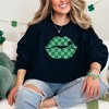 Simply Sage Market Women's Graphic Sweatshirt St. Patrick's Lips - 2 of 3