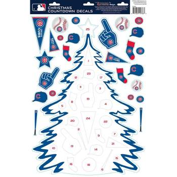 MLB Chicago Cubs Christmas Countdown Decals