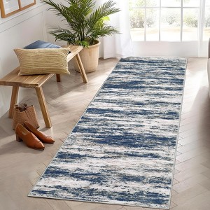 coucheta Washable Area Rug for Living Room, Multi-size Modern Abstract Soft Stain-Resistant Non Slip Low-Pile Folding Carpet, for Bedroom, Dining - 1 of 4