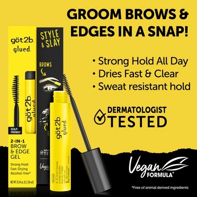 Got2B Glued Brows &#38; Edges Hair Gel - 0.54oz