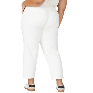 ELOQUII The Naomi Comfort Stretch Straight Leg Jean Crop - 1 of 4