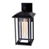 CWI Lighting Crawford 1 Light Black Outdoor Wall Light - 3 of 4