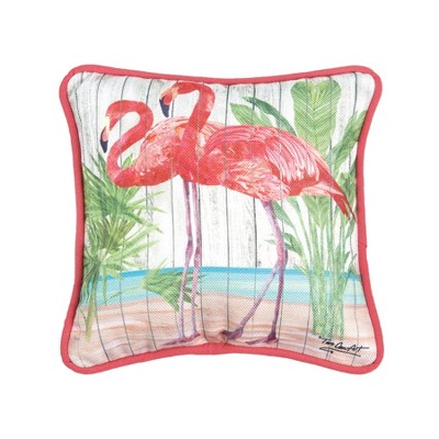 C&F Home 8" x 8" Flamingo Paradise Petite Printed Throw Pillow