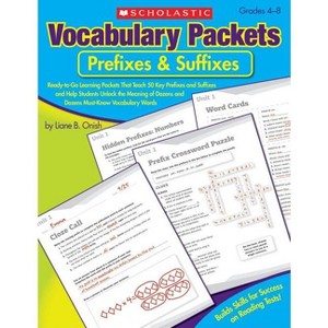 Vocabulary Packets: Prefixes & Suffixes - by  Liane Onish (Paperback) - 1 of 1
