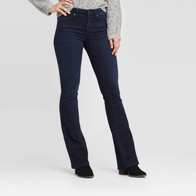 Women's High-Rise Flare Jeans - Universal Thread™ Dark wash 6