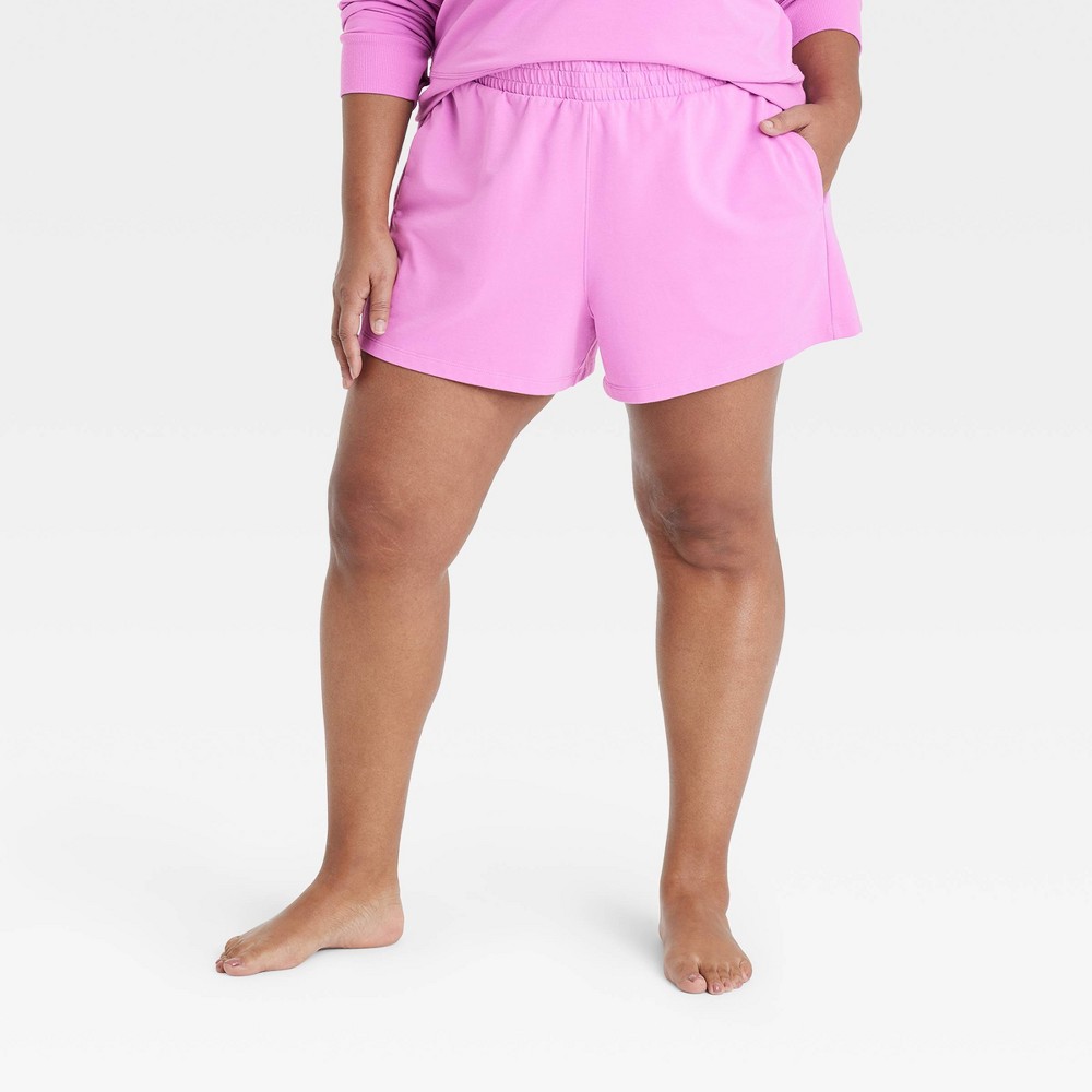 Women's French Terry Shorts 3.5" - All in Motion™ Purple XXL