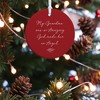 So Amazing God Made An Angel Personalized Round Ornament - 3 of 4