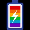 Adult Design By Humans Pride Charging Battery By PINHEAD66 T-Shirt - 2 of 2