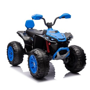 Ride On ATV Car, 2 Seater Electric Four-Wheeled ATV, Electric Car for Kids with Powerful Motor Off-Road Vehicle Kids ATV for Boys Girls - 1 of 4
