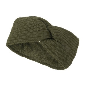 Unique Bargains Comfortable Cross Knitted Headband 1 Pc - 1 of 4