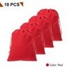 Unique Bargains Velvet Reusable Soft Jewelry Headphone Drawstring Gift Bags 10 Pcs 7.9" x 9.8" - 3 of 4