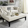 Fulton Rectangle Cocktail Ottoman - HUD8236 - Safavieh Couture - 2 of 4
