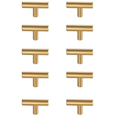 Elegant Lighting Quinn Brass T Bar Pull Multipack (set of 10)