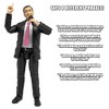 Ultimate Talking Wrestling Ring Announcer Figure for WWE & AEW Action Figures - 2 of 4