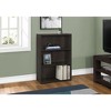 Bookshelf, Bookcase, 4 Tier, 36"h, Office, Bedroom, Brown Laminate, Transitional - 2 of 4