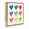 Stupell Industries Alternating Patterned Hearts, 18" x 18" - 3 of 4