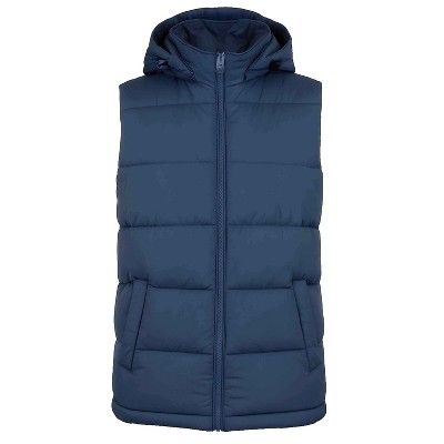 Spire By Galaxy Men's Heavyweight Hooded Puffer Vest — фото 3