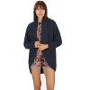 Memoi Women's Fuzzy Cocoon Loose Open-Front Cardigan Sweater - 2 of 4