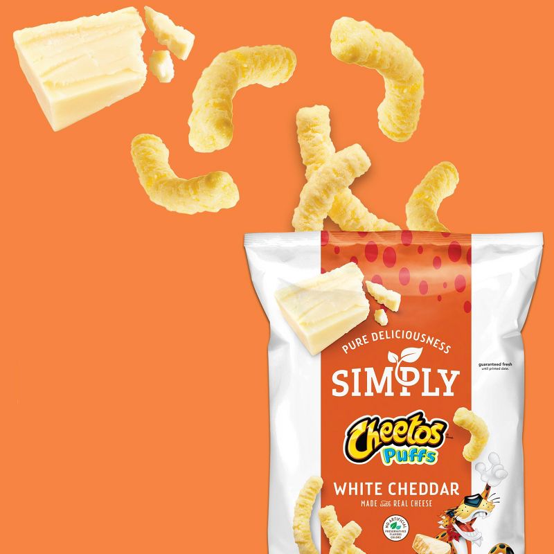 Simply Cheetos White Cheddar Puffs - 8oz, 4 of 9