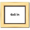 PosterPalooza | Photo Size Simple Gold Picture Frame - UV Acrylic, Foam Board Backing, Hanging Hardware - 2 of 4