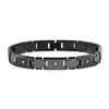 Black Bow Jewelry Men's 10mm Black Plated Tungsten & 1/10 CTW Diamond Bracelet, 9 Inch - 3 of 4