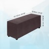 Unique Bargains Polyester Rectangular Stretchy Elastic Stool Cover - 2 of 4
