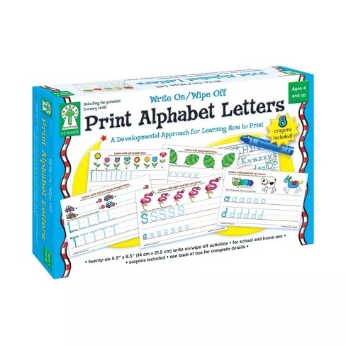 Carson Dellosa Education Print Alphabet Letters Manipulative, Grade PK-1