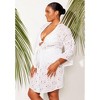 Swimsuits for All Women's Open Front Eyelet Tunic Cover Up (Plus Sizes Available) - 4 of 4