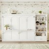 Polibi Queen Wall Bed with Convertible Storage Tower - 2 of 4