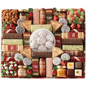 The Swiss Colony 43 Season Pleasers - Assorted Summer Sausage Meats, Cheese Bricks and Wedges, Spreadables, Candies, and Chocolate Treats - 1 of 4