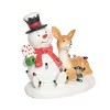 Transpac Resin 6.25 in. Multicolor Christmas Tangled Snowman and Reindeer Decor - 2 of 4