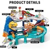 TEMI Boys Dinosaur Race Track Playset, Kids Car Garage Parking Adventure Toy with 10 Mini Cars, Educational Toy Ramp Playset for 3 4 5 7 8 Year Old - 2 of 3