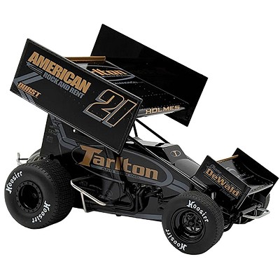 Winged Sprint Car #21 Tanner Holmes "Tarlton - American Rock and Rent" (2025) 1/18 Diecast Model Car by ACME