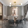 POWLIG 25.2-in 4-Light Gold Sputnik Cylinder Chandelier Flush Mount - 4 of 4