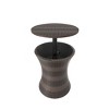 WestinTrends Coastal Outdoor Adjustable Height Side Table With Cooler - 3 of 4