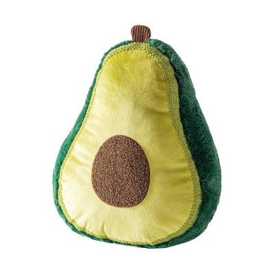 Hub Styler Green Avocado Shaped Throw Pillow