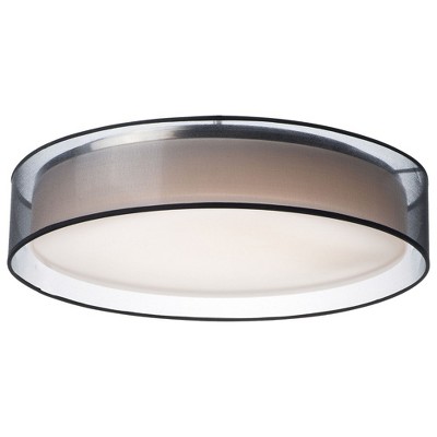 Maxim Lighting Prime 1 - Light Flush Mount in  Black Organza