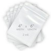 UOFFICE 1000 Reclosable Clear Poly Bags 4"x6",  2 Mil Resealable Bags - 2 of 4